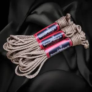 Conjunto clásico de yute de alta calidad de 5 mm con tres cuerdas de 8 metros de Bavarian-Bondage.