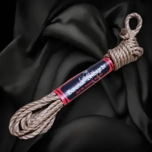 Corde simple classique en jute haut de gamme de 5 mm et de 4 m de long, de Bavarian-Bondage