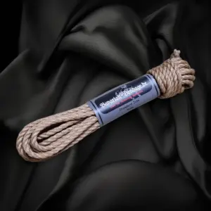 Juteseil Standard 6 mm; 8 m, mit Banderole gebündelt