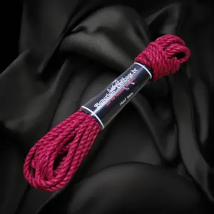 Leinenhanfseil Rot 6 mm Exklusiv – 8 m