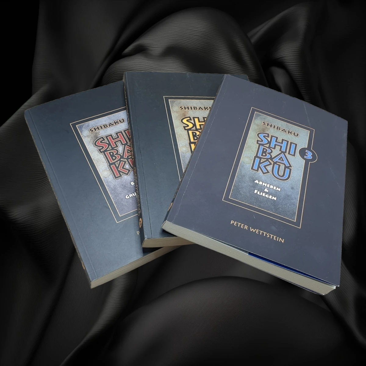 Shibaku-Buchset von Peter Wettstein mit Band 1, Band 2 und Band 3 als Taschenbücher