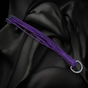 Mini Seilpeitschen in Natur, Blau, Schwarz, Rot und Violett
