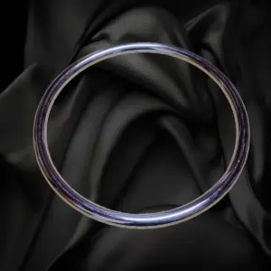 Ronde roestvrijstalen ring