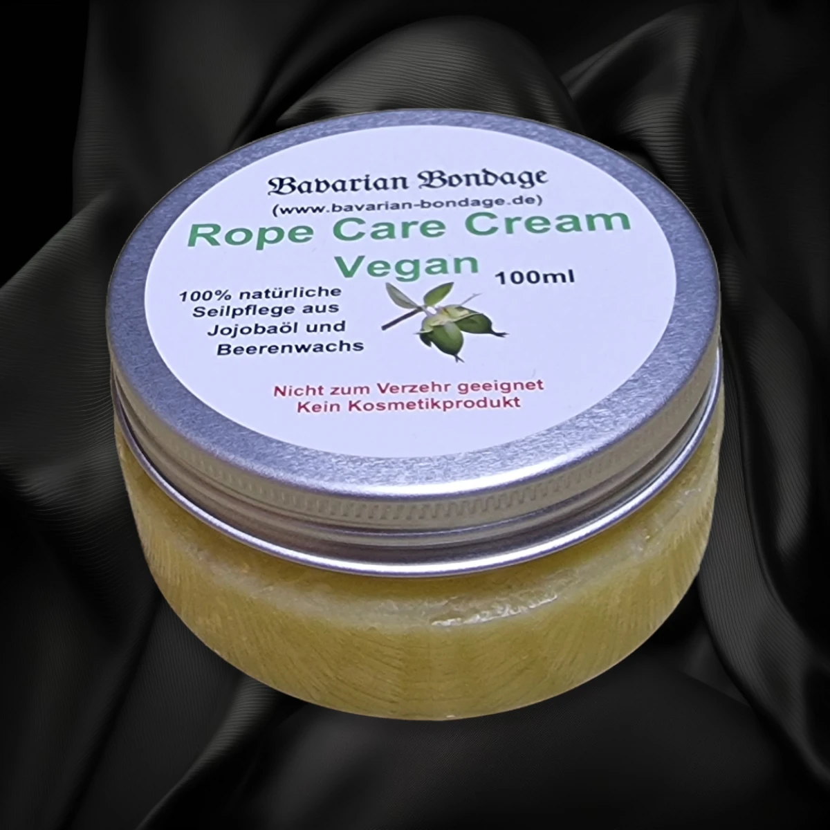 Vegane Rope Care Cream von Bavarian-Bondage mit 100 ml Inhalt