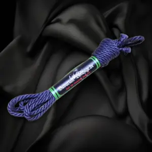 Purple jute rope S-Edition 6 mm Exclusive as a single rope with a length of 4 m