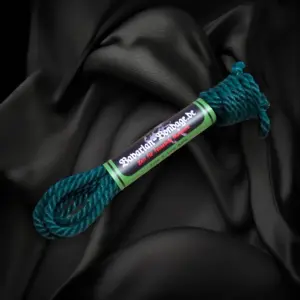 Petrol-colored jute rope S-Edition 6 mm exclusive with 4 m length