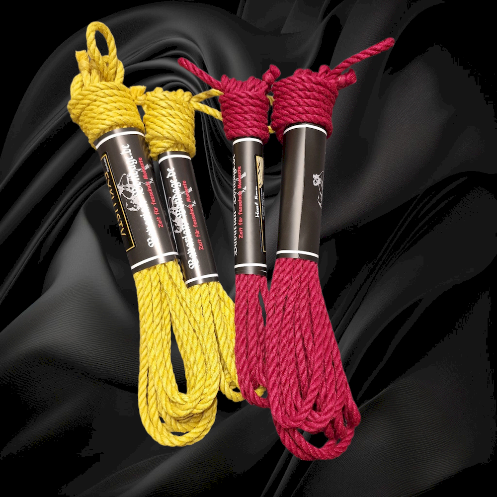 Leinenhanf-Seile farbig Abverkauf 5mm