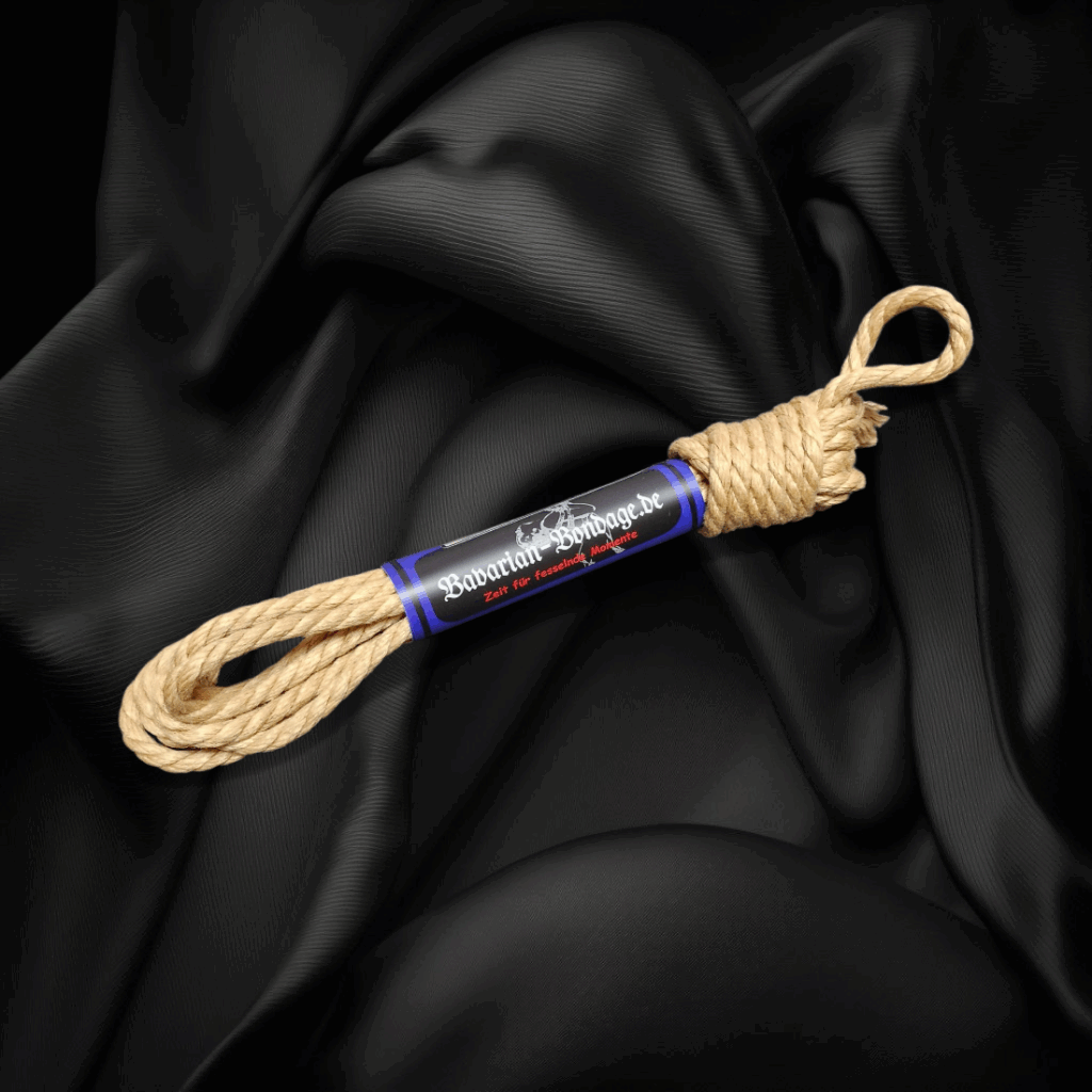 Jute Soft 6mm CLASSIC; Single rope 4m - Bavarian Bondage