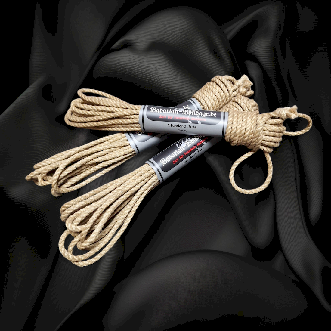 Juteseil standard 5mm Exklusiv; Set 3x8m