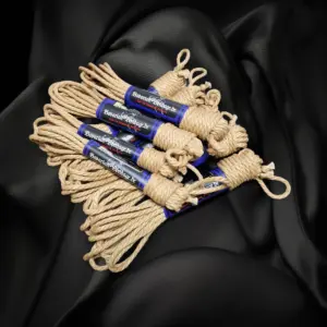 Jute Soft 5mm Exklusiv Set mit sieben 8-Meter- und zwei 4-Meter-Seilen von Bavarian-Bondage