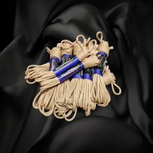 Jute Soft 6mm Exklusiv Set mit zehn 8-Meter- und zwei 4-Meter-Seilen von Bavarian-Bondage