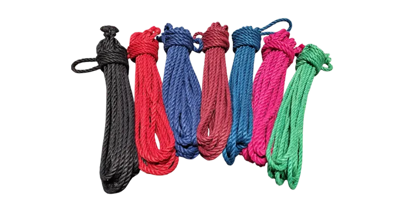 Corde in lino colorate